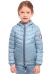 Rokka&rolla Kids' Ultra Light Quilt Packable Down Jacket In Blue Fog