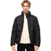 Rokka&rolla Lightweight Modern Puffer Jacket In Black