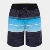 Rokka&rolla All-day Comfort Mesh-lined Swim Trunks In Blue