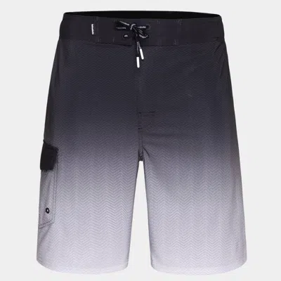 Rokka&rolla Men's 9" Half Elastic Waist Board Swim Shorts In Multi