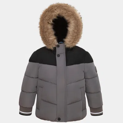 Rokka&rolla Toddler Boys' Fleece Lined Winter Coat Kids' Jacket In Multi