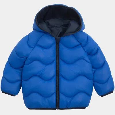 Rokka&rolla Kids' Toddler Boys' Reversible Wavy Jacket In Blue