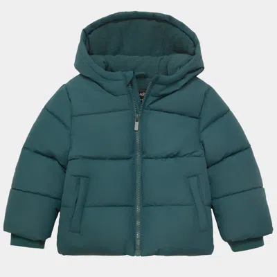 Rokka&rolla Toddler Boys' Ripstop Winter Coat Kids' Fleece Lined Jacket In Burgundy