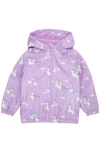 Rokka&rolla Babies'  Toddler Lightweight Fleece Lined Jacket In Purple Unicorn