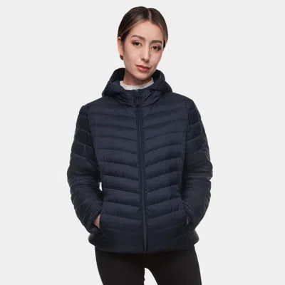 ROKKA&ROLLA WOMEN'S LIGHT PACKABLE PUFFER JACKET