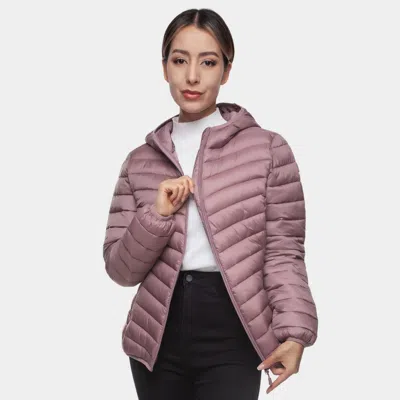Rokka&rolla Women's Light Packable Puffer Jacket In Multi