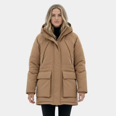 Rokka&rolla Women's Urban Explorer Parka Jacket Winter Coat In Silver