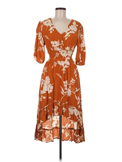 Pre-owned Rokoko Casual Dress In Orange