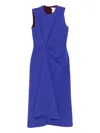 Roksanda Almas Dress In Blue