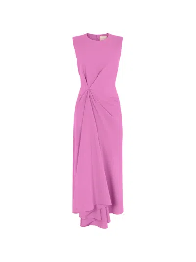 Roksanda Ärmelloses Almas Midikleid In Pink