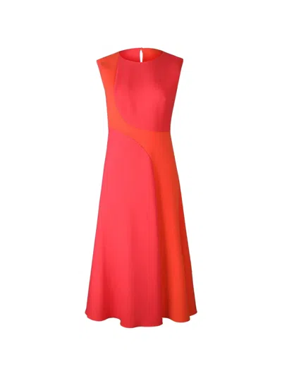 Roksanda Aras Midi Dress In Red