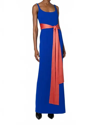 Roksanda Aven Maxi Dress In Blue