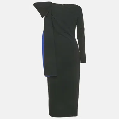 Pre-owned Roksanda Black Crepe Margarida Midi Dress M