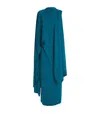 Roksanda Cape-detail Deena Maxi Dress In Blue
