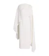 Roksanda Silk Bridal Demetria Midi Dress In Ivory