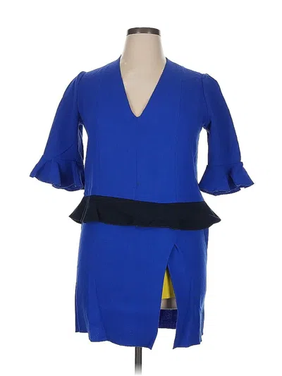 Pre-owned Roksanda Cocktail Dress In Blue