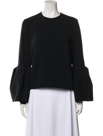 Pre-owned Roksanda Crew Neck Long Sleeve Sweatshirt In Black