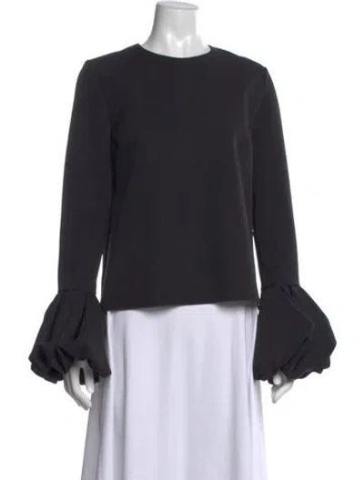 Pre-owned Roksanda Crew Neck Long Sleeve Sweatshirt In Black