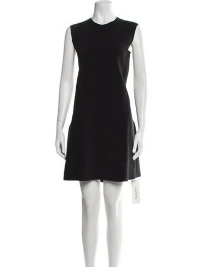 Pre-owned Roksanda Crew Neck Mini Dress In Black