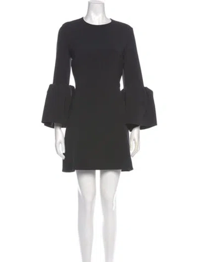 Pre-owned Roksanda Crew Neck Mini Dress In Gray