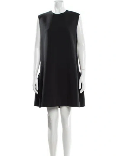 Pre-owned Roksanda Crew Neck Mini Dress In Gray