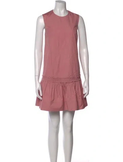 Pre-owned Roksanda Crew Neck Mini Dress In Pink
