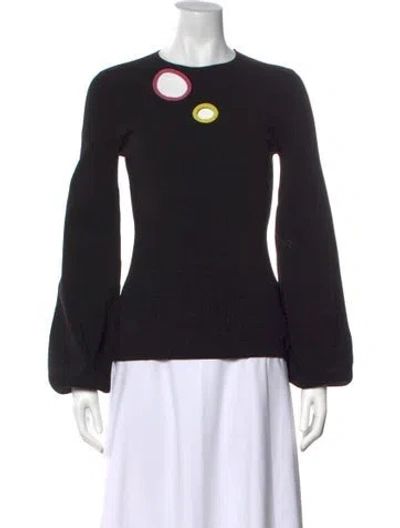 Pre-owned Roksanda Crew Neck Sweater In Black
