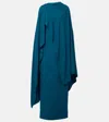 Roksanda Deena Caped Crêpe Gown
