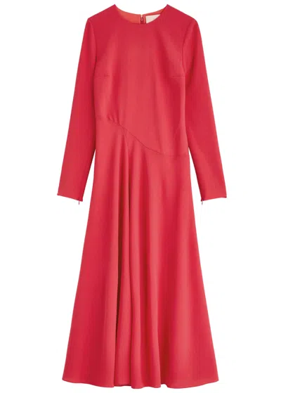 Roksanda Deilin Crepe Maxi Dress In Pink