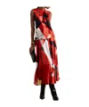 Roksanda Draped Printed Satin Tank In Multi