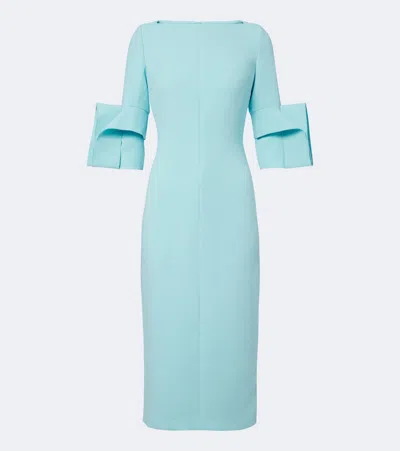 Roksanda Eryl Cady Midi Dress In Blue