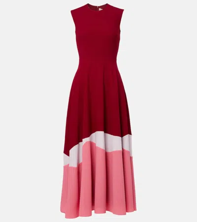 Roksanda Gradient Crêpe Cocktail Dress In Multi