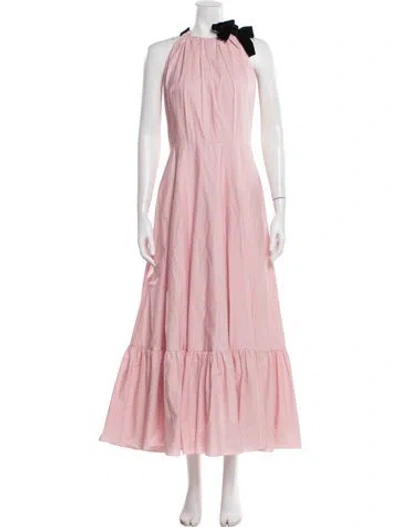 Pre-owned Roksanda Halterneck Long Dress W/ Tags In Pink