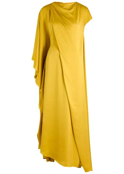 Roksanda Hiba Draped Silk Maxi Dress