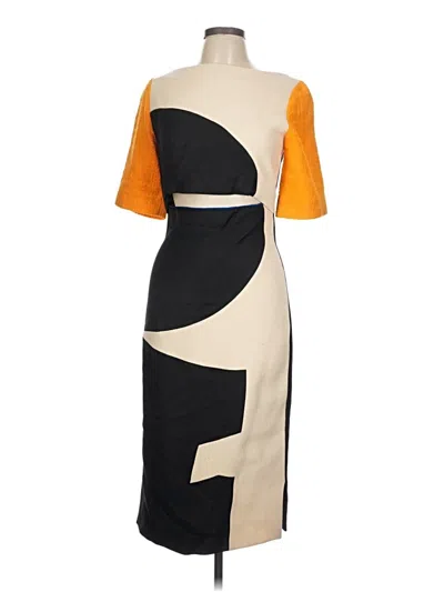 Pre-owned Roksanda Ilincic Casual Dress In Yellow