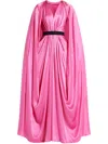 Roksanda Khalyn Draped Silk Gown In Pink