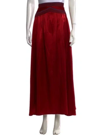 Pre-owned Roksanda Long Skirt In Red