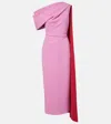 Roksanda Maite One-shoulder Draped Midi Dress