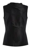 Roksanda Maris Silk-satin Top In Black