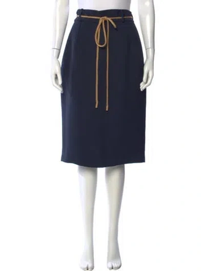 Pre-owned Roksanda Midi Length Skirt In Blue