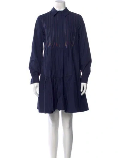 Pre-owned Roksanda Mini Dress In Blue