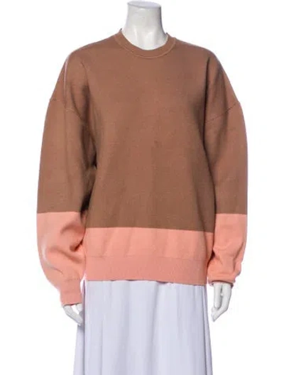 Pre-owned Roksanda Nylon Crew Neck Sweater In Neutral