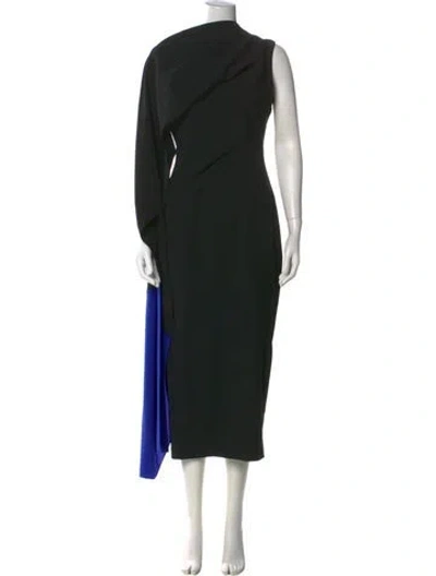 Pre-owned Roksanda One-shoulder Long Dress In Multi