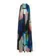 Roksanda Silk Abstract Print Maxi Dress