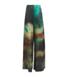 Roksanda Silk Arneau Wide-leg Trousers In Blue