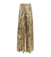 Roksanda Silk Arneau Wide-leg Trousers In Gold