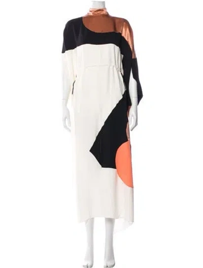 Pre-owned Roksanda Silk Long Dress In Multi