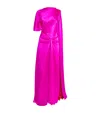 Roksanda Cascading Silk Gown In Pink