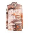 Roksanda Silk Printed Leonara Shirt In Multi
