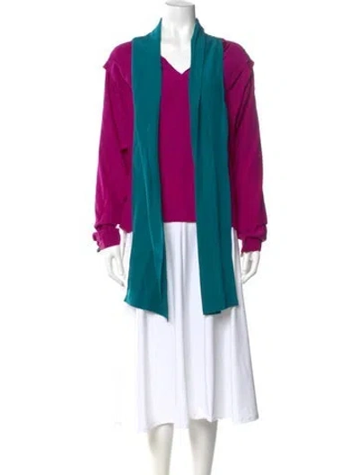 Pre-owned Roksanda Silk V-neck Blouse In Multi